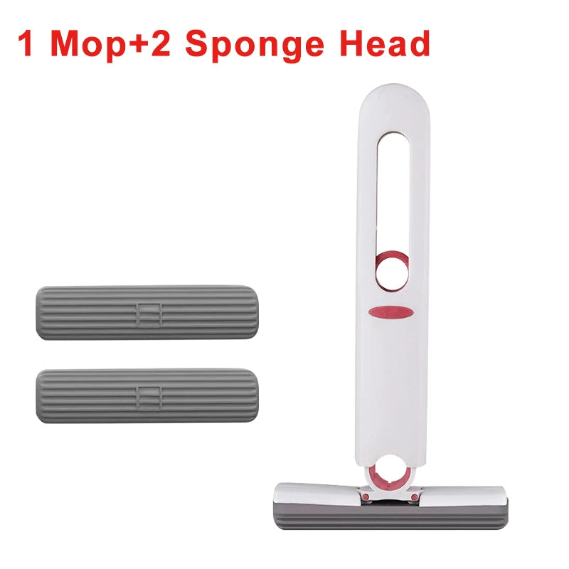 Portable Mini Cleaning Mop Powerful Squeeze Mop Folding Absorbent Mop Desktop Windows Car Glass Cleaning Home Cleaning Tools