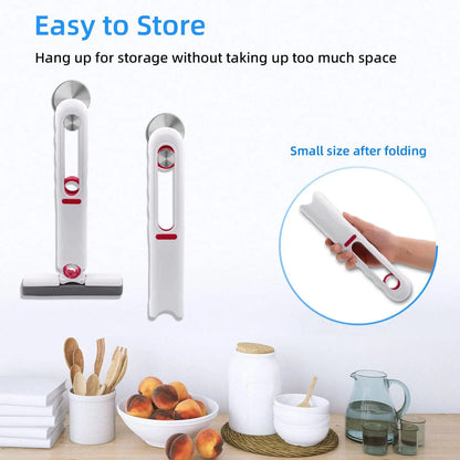 Portable Mini Cleaning Mop Powerful Squeeze Mop Folding Absorbent Mop Desktop Windows Car Glass Cleaning Home Cleaning Tools