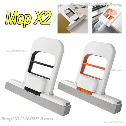 Strong Absorbent Mini Mop Dust Removal Portable Cleaning Mop with Sponge Mini Sponge Mop Wet and Dry Bathroom Desktop Glass